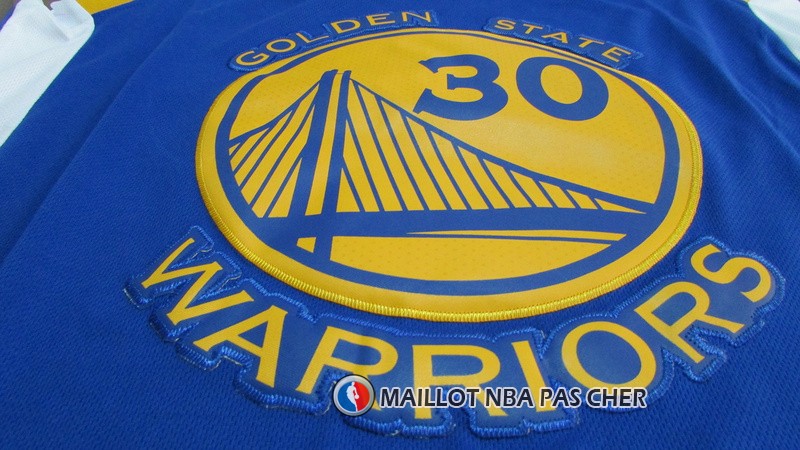 Maillot Enfant Golden State Warriors Curry 2017-18 30 Bleu